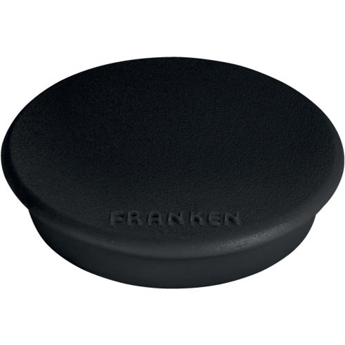 FRANKEN Haftmagnete 24mm HM20 10 schwarz 10 St&uuml;ck