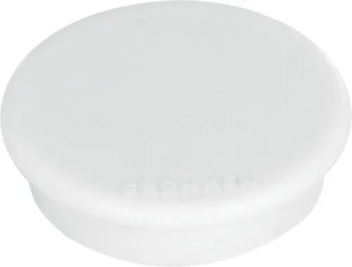 FRANKEN Haftmagnete 24mm HM20 09 weiss 10 St&uuml;ck