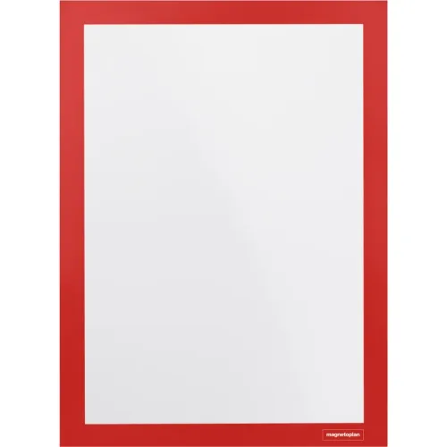 MAGNETOPLAN Magnetrahmen A4 1131906 selbstklebend, rot 2 Stk.