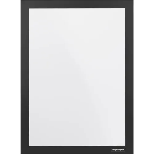 MAGNETOPLAN Magnetrahmen A4 1131912 selbstklebend, schwarz 2 Stk.