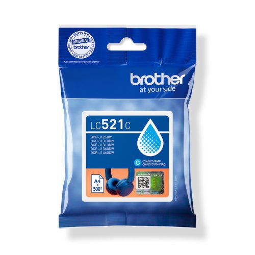 BROTHER Tintenpatrone cyan LC-521C DCP-J1360DW 500 Seiten