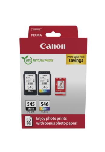 Canon -  PG-545/CL-546 Photo Valuepack, Tintenpatronen