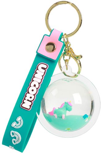 I-TOTAL Schl&uuml;sselanh&auml;nger Kugel XL2793D Unicorn mint