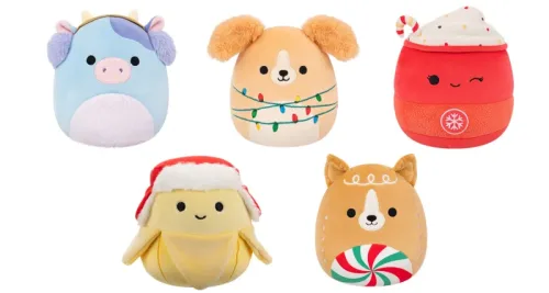 SQUISHMALLOWS Pl&uuml;schtier Christmas 19cm 6700.93388 assortiert