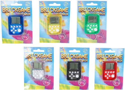 ROOST Schl&uuml;sselanh&auml;nger 621797 Mini Brickgame, assortiert