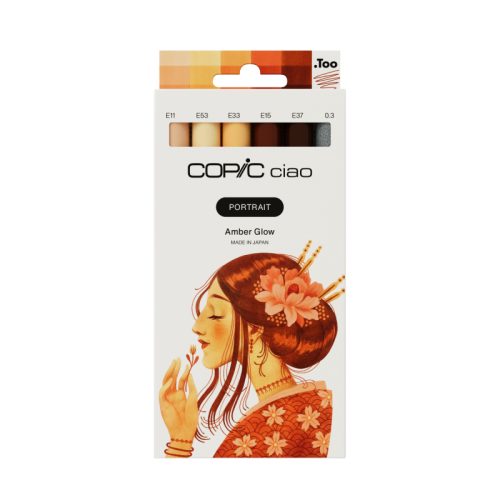 COPIC Marker Ciao Portrait Set 22075584 Amber Glow 6 St&uuml;ck