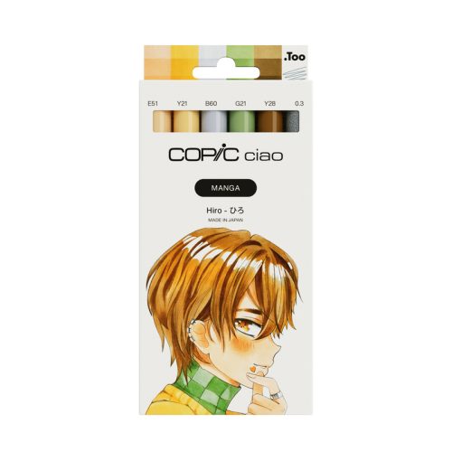 COPIC Marker Ciao Manga Set 22075587 Hiro 6 St&uuml;ck