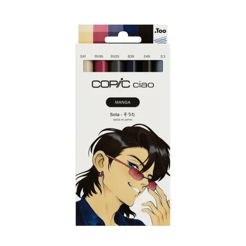 COPIC Marker Ciao Manga Set 22075596 Souta 6 St&uuml;ck