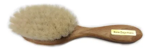Herba Buchenholz-Babyb&uuml;rste mit Ziegenhaar