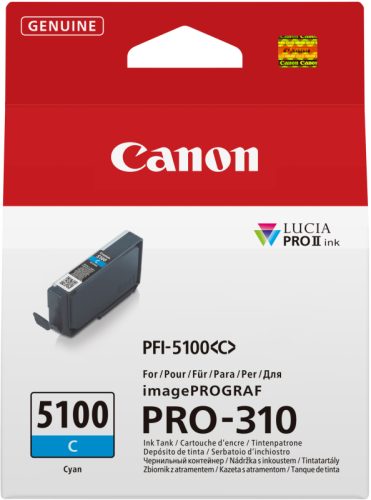 CANON Tintenpatrone cyan PFI-5100C iPF PRO-310 14ml