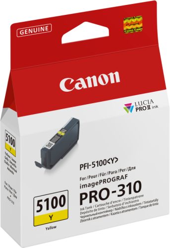 CANON Tintenpatrone yellow PFI-5100Y iPF PRO-310 14ml