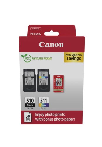 Canon -  PG-510/CL-511 Photo Valuepack, Tintenpatronen
