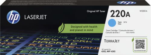 HP Toner-Modul 220A cyan W2201A CLJ Pro 4202/MFP 4302 1800 S.