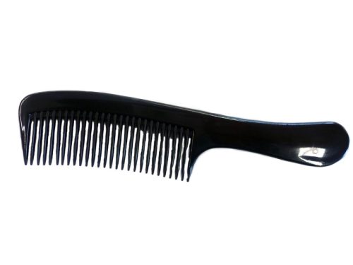 Griffkamm, Kunststoff, schwarz, 21 cm