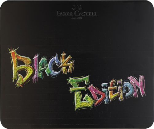 Faber-Castell Buntstifte Black Edition 100er Metalletui