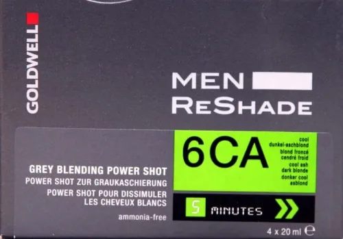 Goldwell Men ReShade  6CA K&uuml;hles asch dunkelblond 4 x 20 ml