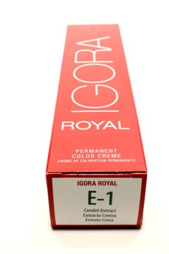 Schwarzkopf Igora Royal E-1 cendr&eacute; extrakt