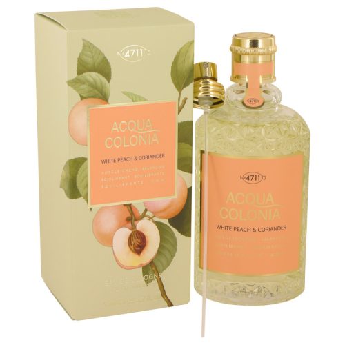 4711 Acqua Colonia White Peach & Coriander by Maurer & Wirtz Eau de Cologne Spray (Unisex) 169 ml