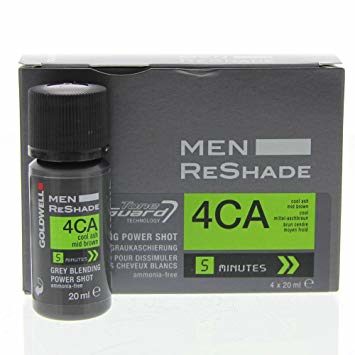 Goldwell, Goldwell Men ReShade 4CA k&uuml;hles Mittel-Aschbraun 4 x 20 ml