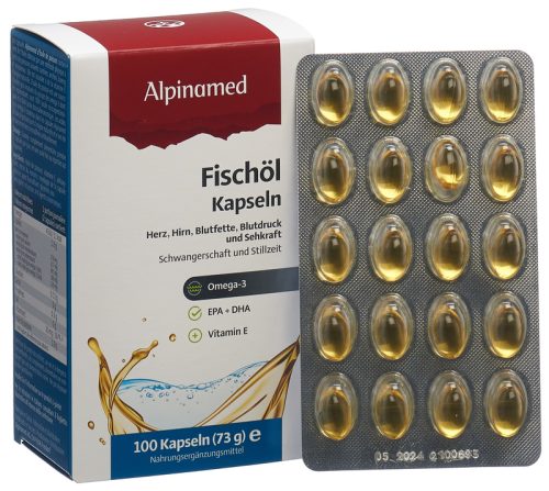 ALPINAMED Fisch&ouml;l Kaps 100 Stk