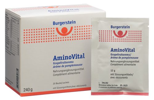BURGERSTEIN Aminovital Plv Grapefruitarom 20 Btl