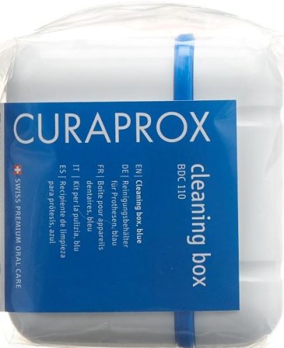 CURAPROX BDC 110 Prothesen Reinigungsbeh&auml;lter blau