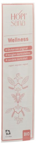 HOPISANA Ohrenkerzen rosa Wellness 4 Stk