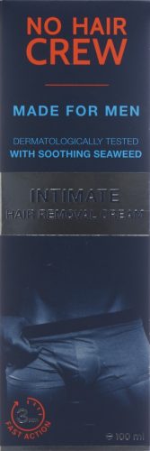 NO HAIR CREW Enthaarungscreme Intim M&auml;nner 100 ml