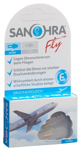 SANOHRA FLY Ohrenst&ouml;psel Erwachsene 2 Stk