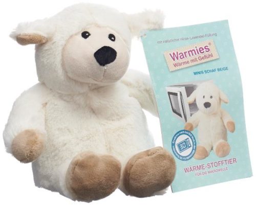 WARMIES Minis W&auml;rme-Stofftier Schaf beige