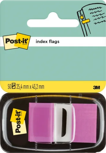 POST-IT Index Tabs 25.4x43.2mm 680-8 violett/50 Tabs