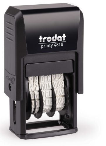 Trodat Datumsstempel Printy 20 x 3,8 mm (B x H) Grau, Schwarz
