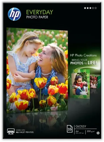 HP Everyday Photo Paper 200g A4 Q5451A InkJet, glossy 25 Blatt