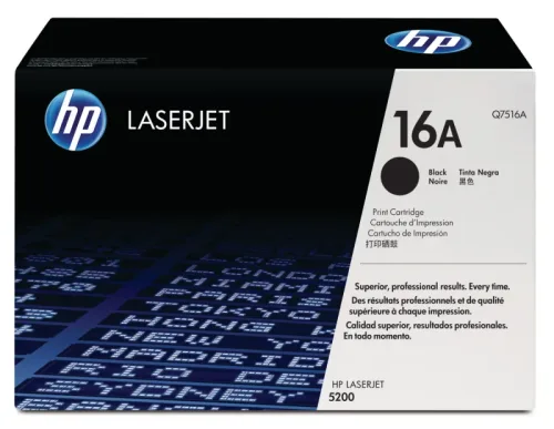 HP Toner-Modul 16A schwarz Q7516A LaserJet 5200 12'000 Seiten