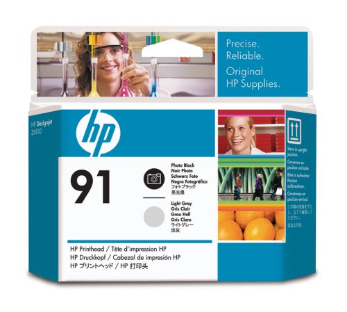 HP 91 Fotodruckkopf Schwarz und Hellgrau