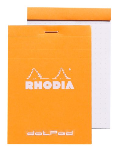 RHODIA Dot Pad orange 85x120mm 12558 Raster 80 Blatt