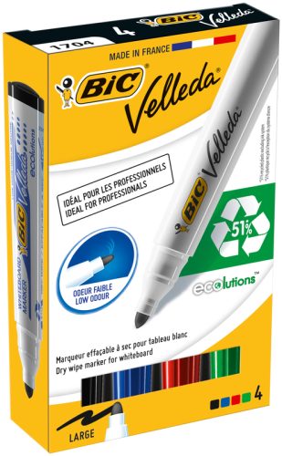 BIC Marker Velleda 1701 1,5mm 904941 4er Etui