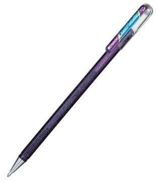 PENTEL Roller Hybrid Dual Metallic K110-DVX violett/metallic blau 1.0m