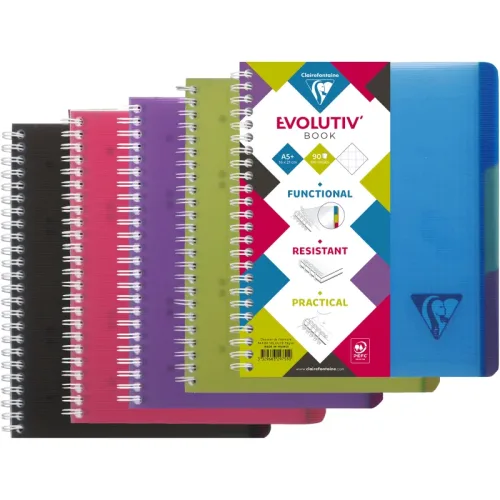CLAIREFONTAINE LINICOLOR Heft A5+ 329755 5mm 90 Blatt