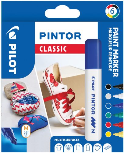 PILOT Marker Set Pintor M S6/0517412 6 Farben standard