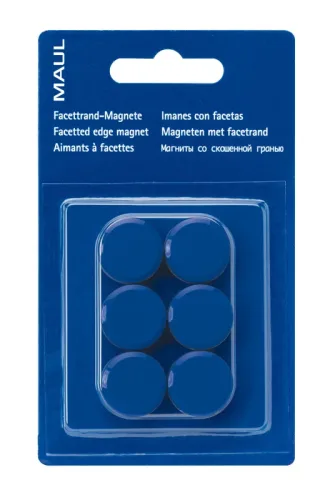 MAUL Magnete 20mm 6176235 blau 6 St&uuml;ck