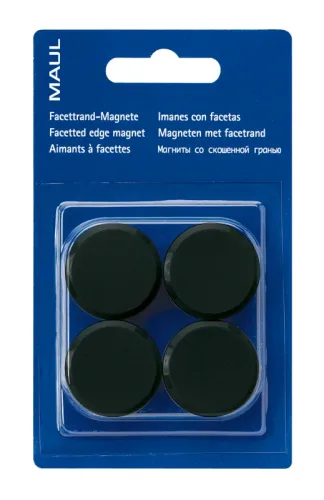 MAUL Magnete 30mm 6177290 schwarz 4 St&uuml;ck