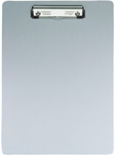 MAUL Schreibplatte A4 2352808 aluminium B&uuml;gelklemme
