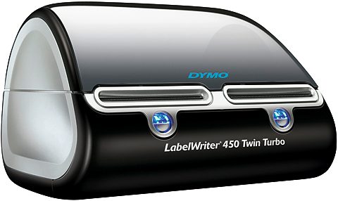DYMO LabelWriter 450 Twin Turbo Etiketten-Drucker Thermodirekt 300 x 600 dpi Etikettenbreite (max.): 56 mm USB