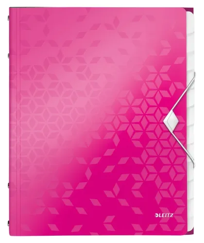 LEITZ Ordnungsmappe WOW PP A4 46340023 pink 12-teilig