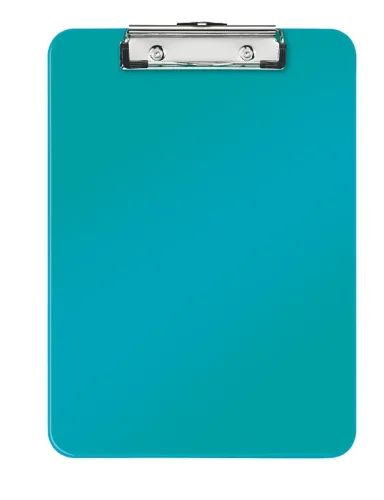 LEITZ Klemmbrett WOW PS A4 39710051 blau 80 Blatt