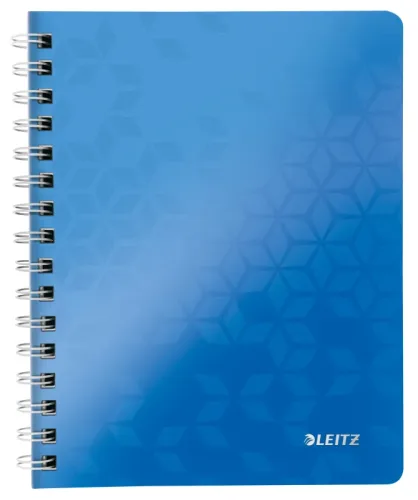 LEITZ Notizblock WOW PP A5 46410036 blau kariert