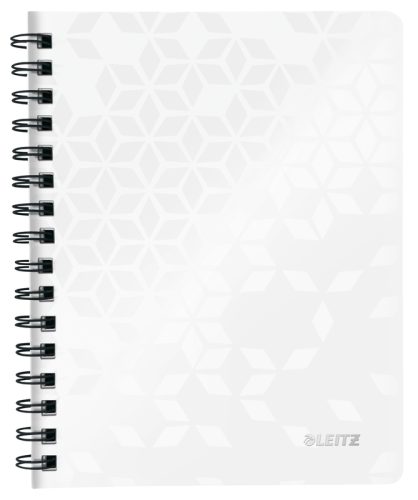 LEITZ Collegeblock WOW PP A5 4639-00-01 weiss liniert