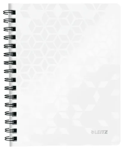 LEITZ Collegeblock WOW PP A5 4641-00-01 weiss kariert