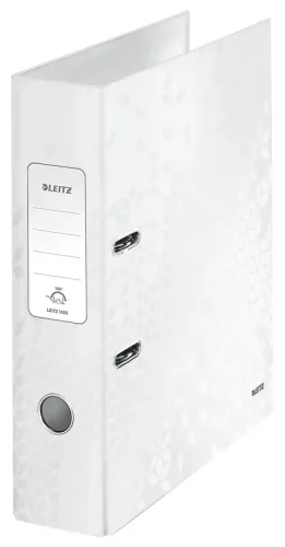 LEITZ Ordner WOW 8cm 10050001 perl weiss A4